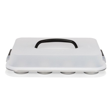 Muffin Pan with Carrying Lid, Patisse PO3684