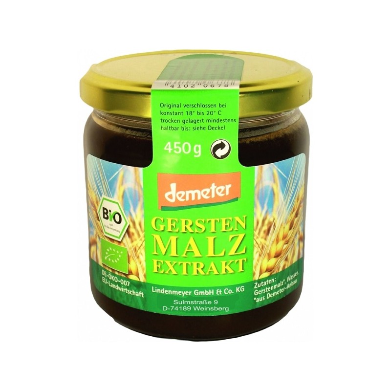 demeter Organic Gersten Malz Extrakt, 450g