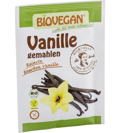 BIOVEGAN Bio Vanille gemahlen 5 g