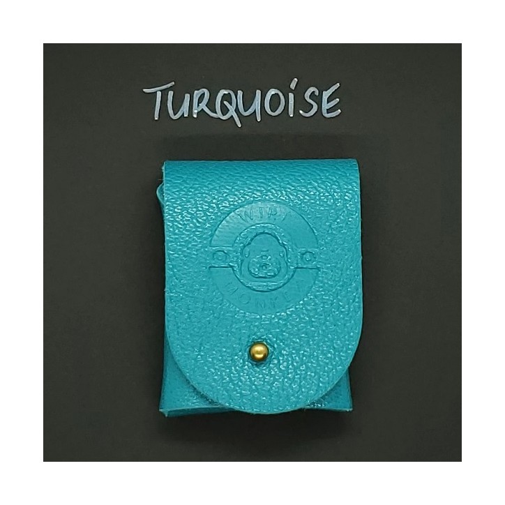 Wire Monkey UFO Leather Holster Turquoise | Recycled Leather