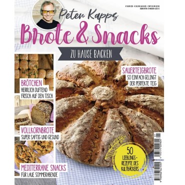 Magazin Brote & Snacks zu Hause Backen von Peter Kapps 978-3-96664-155-5