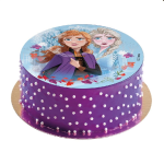 deKora Sugar Sheet Cake Disc Frozen 2, 16cm