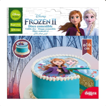Disney Frozen 2 Cake Disc 16cm 8435599739505