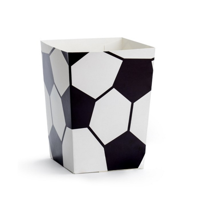 PartyDeco Football Popcorn Boxes, 6 Pieces | Football Party PartyDeco Football Popcorn Boxes, 6 Pieces | Football Party
