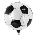 PartyDeco Soccer Party Foil Balloon, 40cm