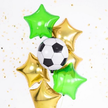 Foil Balloon Soccer Round, 40cm