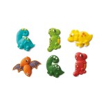 Decora Dinosaur Sugar Decorations, 6 pcs