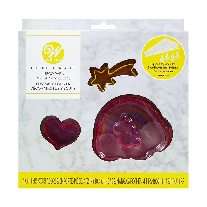 Wilton Unicorn Cookie Cutter & Decorating Set 12 Pieces