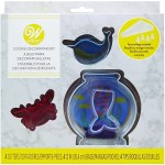 Wilton Mermaid Cookie Cutter & Decoration Kit, 12 pcs