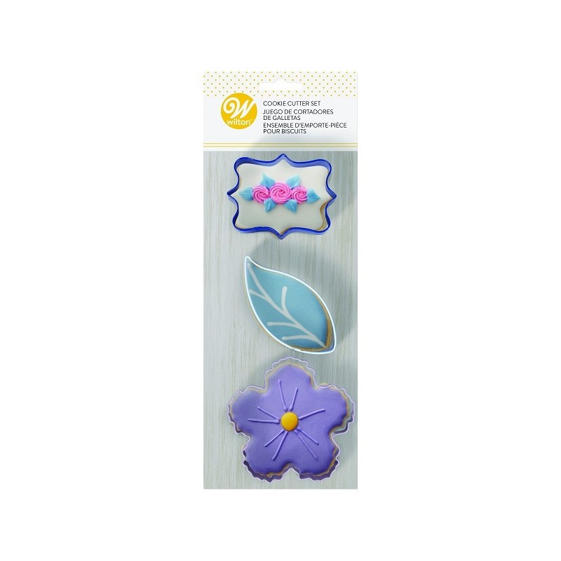 Wilton Floral Cookie Cutter Set, 3 pcs