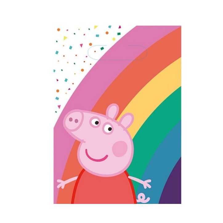 Amscan Peppa Pig Geschenktüten, 8 Stück | Partybeutel Amscan Peppa Pig Geschenktüten, 8 Stück | Partybeutel