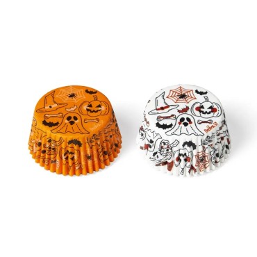 Halloween Ghost and Pumpkin Cupcake Forms