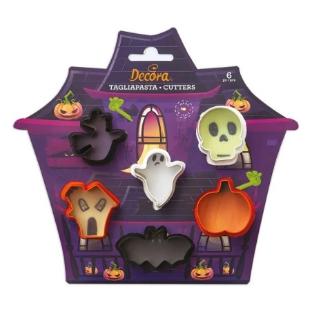 Decora Mini Halloween Ausstecher Set, 6 Stück