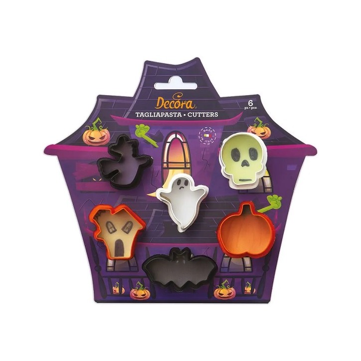 Decora Mini Halloween Ausstecher Set, 6 Stück