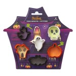 Decora Mini Halloween Cookie Cutters, 6 pcs