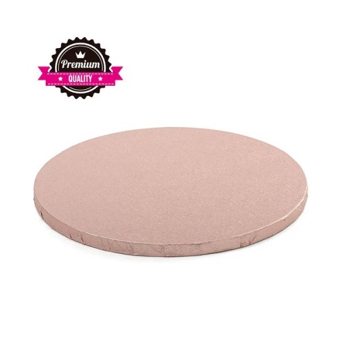12mm Round Cake Board Rose Gold, 25cm 12mm Round Cake Board Rose Gold, 25cm