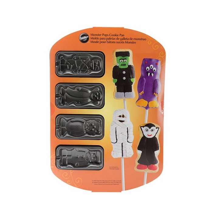 Wilton Monster Pops Cookie Pan | Halloween Cookies Wilton Monster Pops Cookie Pan | Halloween Cookies