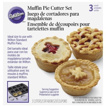 Muffin Pie Cutter Set, Wilton