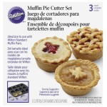 Wilton Muffin Pie Ausstechset, 3 Stück