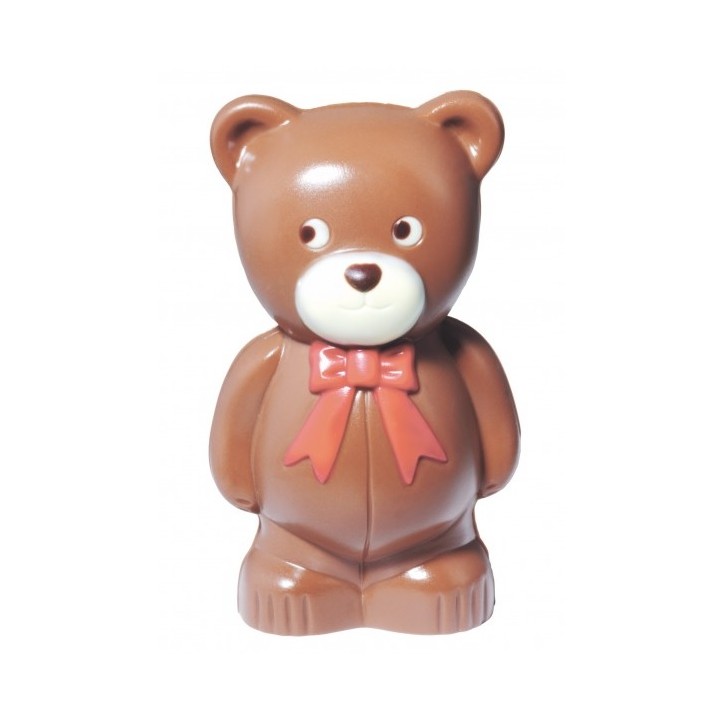 Bear with Bow 3D Chocolate Mould 10.5cm | PET Mould