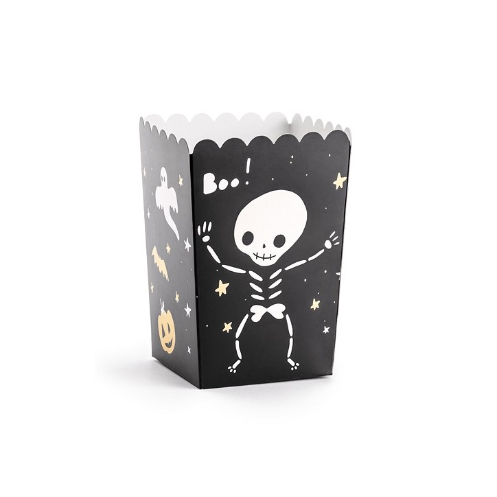 PartyDeco Halloween Boo! Popcorntüten, 6 Stück PartyDeco Halloween Boo! Popcorntüten, 6 Stück