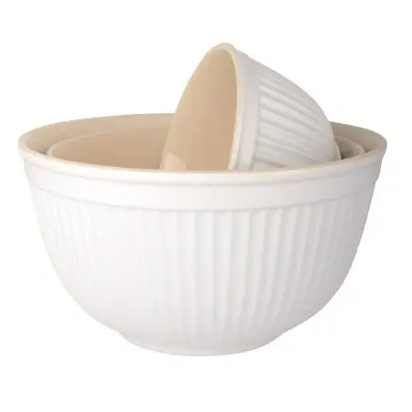 Second Quality Ib Laursen Mynte Pure White Bowl Set 3 Piece