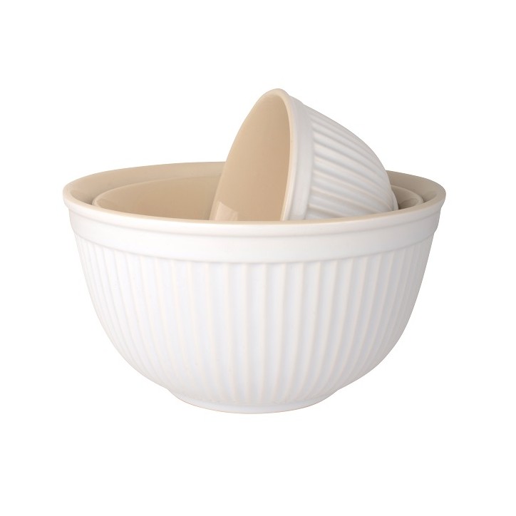 Second Quality Ib Laursen Mynte Pure White Bowl Set 3 Piece