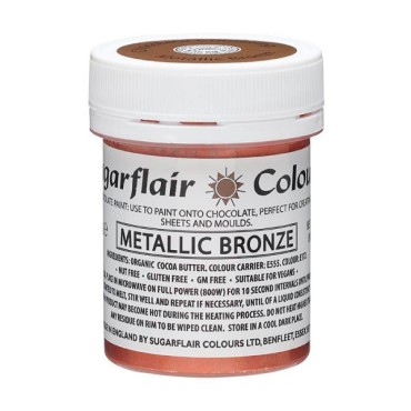 Metallic Bronze Chocolate Colour, Sugarflair