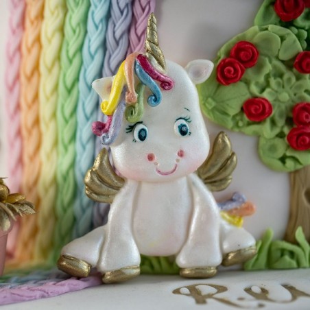 Karen Davies Unicorn Sugarcraft Silicone Mould 21x12cm