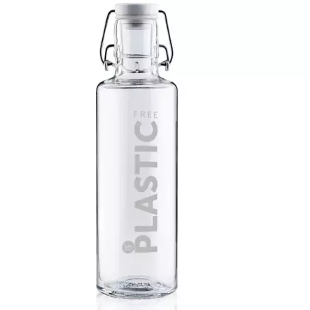 Soulbottle “Plastic Free” Glass Water Bottle 600ml – Sustainable & Stylish