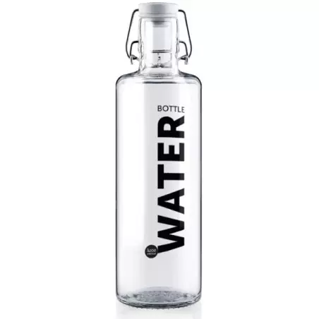 Soulbottle Glasflasche Water Bottle – 1 Liter Trinkflasche plastikfrei | Bakeria.ch