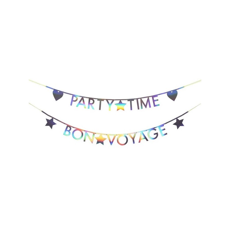 Meri Meri Holographic DIY Letter Garland Set