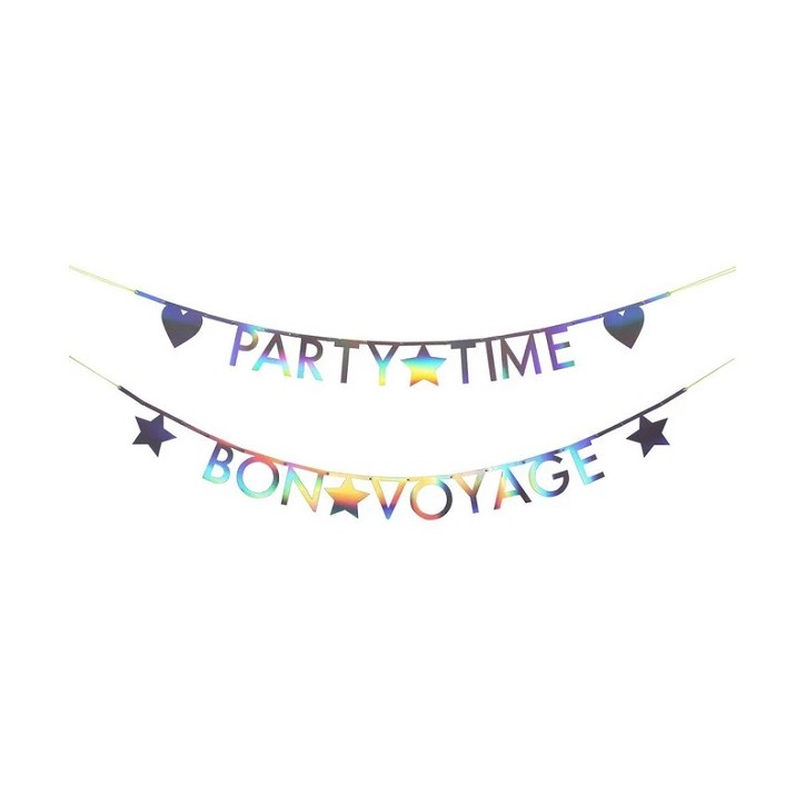 Meri Meri Holographic DIY Letter Garland Kit Meri Meri Holographic DIY Letter Garland Kit
