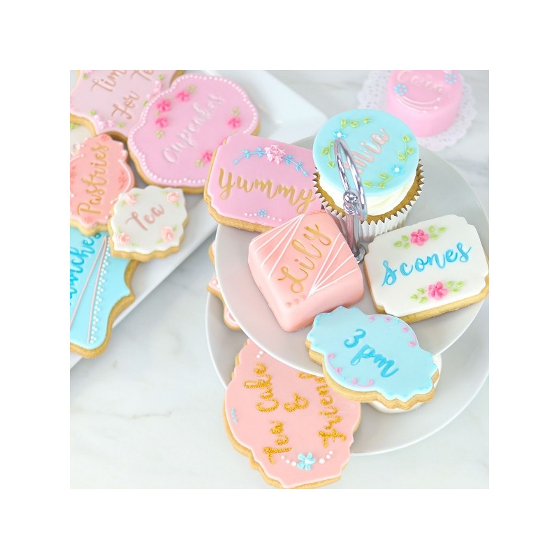 PME Fun Fonts Cupcakes & Cookies Stamping Set - Collection 1