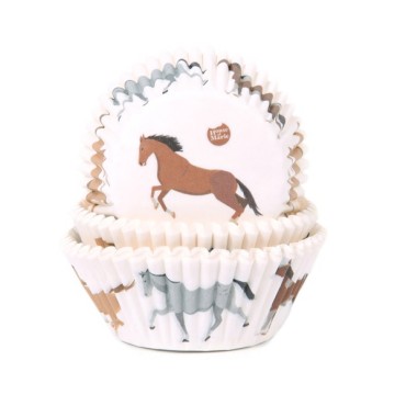 Cupcake Forms Horses 50pcs, House of Marie