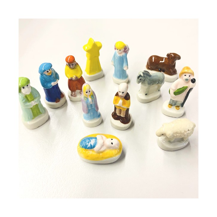 Porzellan Dreikönigsfigur Krippe – 1 von 12 Figuren Porzellan Dreikönigsfigur Krippe – 1 von 12 Figuren