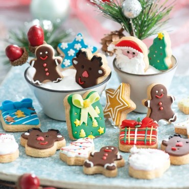 Decora Mini Christmas Cookie Cutter Set 0255097