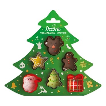 Decora Mini Christmas Cookie Cutter Set 0255097