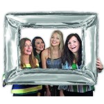 Talking Tables Giant Photo Frame Foil Balloon Silver