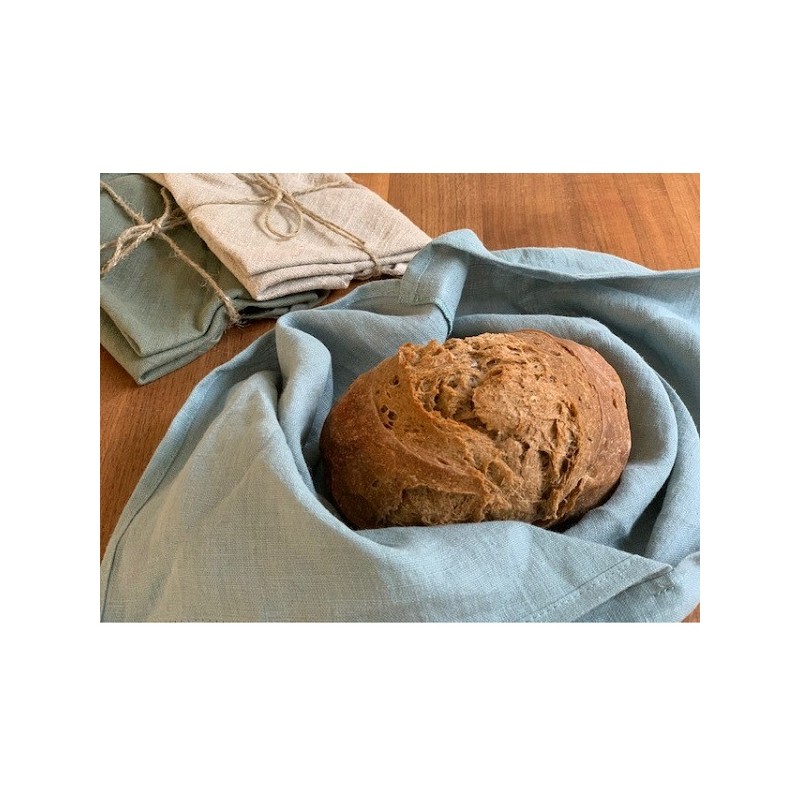 Bakeria Leinen Brot Bentobag BLAU, 1 Stück