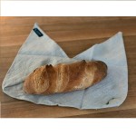 Linen bread bento bag NATURE, 1 pcs