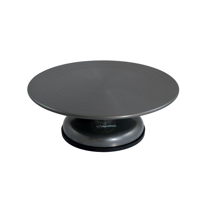 Martellato Aluminium Cake Turntable, 30cm - Anthracite