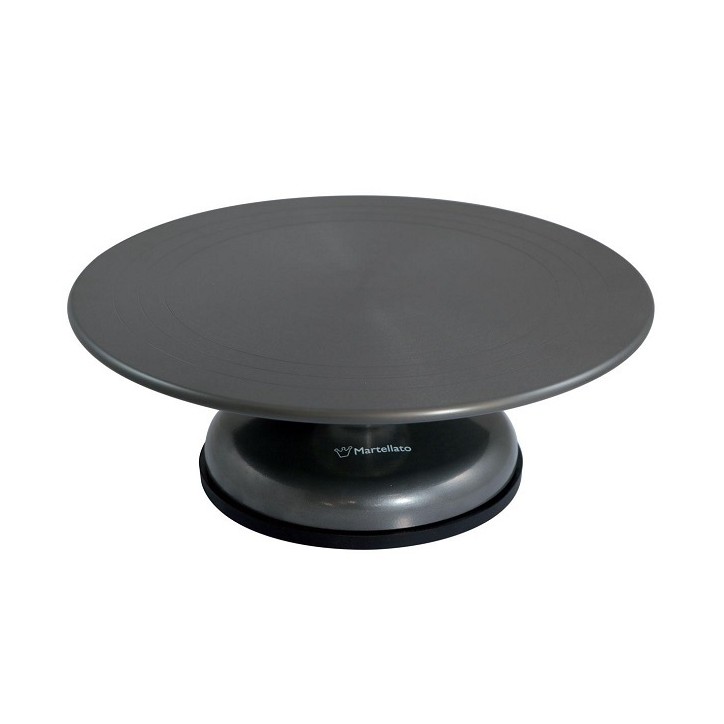 Martellato Aluminium Rotating Cake Turntable Anthracite 30cm