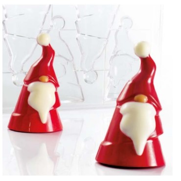Weihnachtsmann Schokoladen Giessform, Martellato