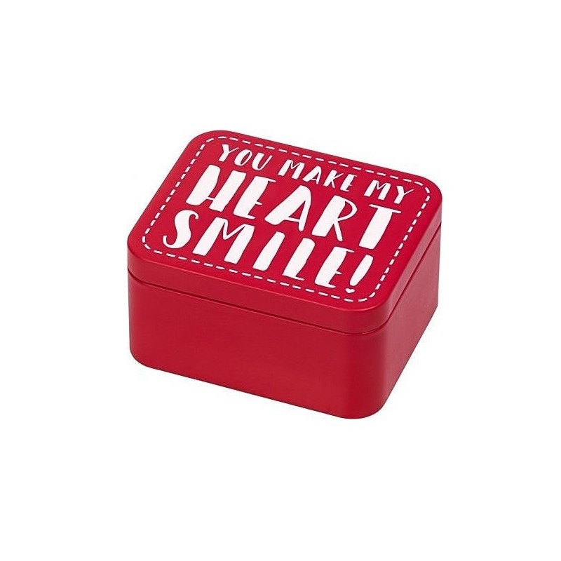 Birkmann Tin Box YOU MAKE MY HEART SMILE! - 10x12x6cm