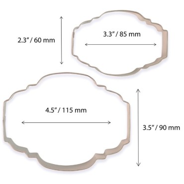 PME Cookie Frame Cutters Set 2