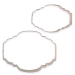 PME Cookie and Cake Plaque Style 2 Cookie Cutter Set, 2 pcs