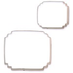 PME Cookie and Cake Plaque Style 5 Cookie Cutter Set, 2 pcs