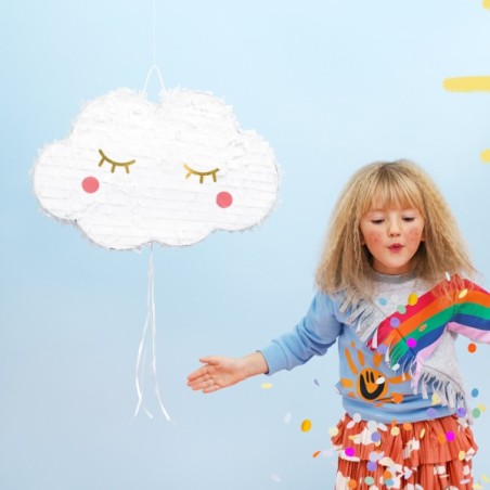 Cloud Pull String Pinata, Party Deco