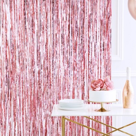 Rose Gold Party Curtain